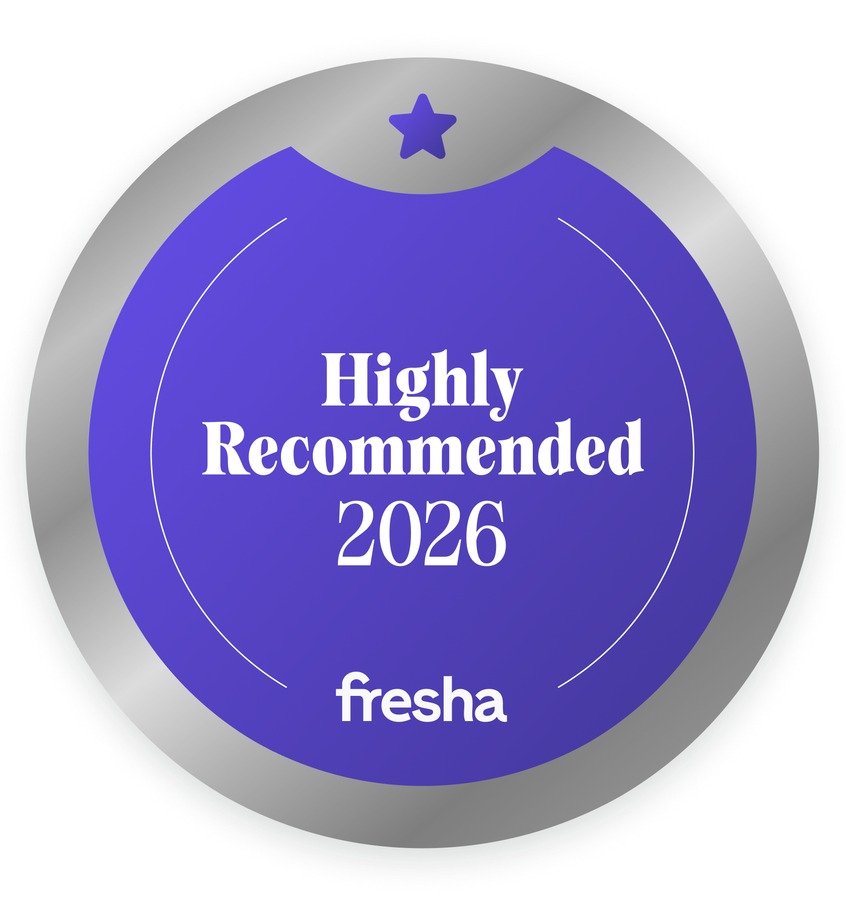 Fresha Highly Recommended Badge — Eleganza Hair Lab